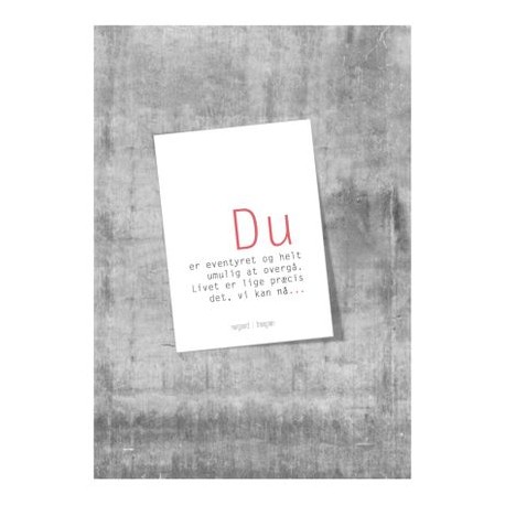 DU er eventyret 