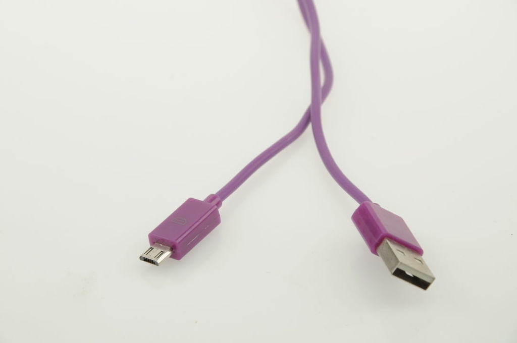 Micro USB til USB A kabel 3.0 meter lilla