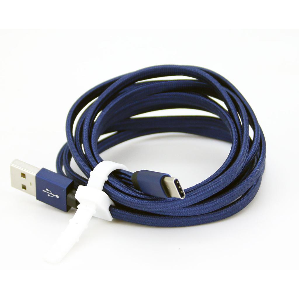 USB-C to USB A cable 2.0 meters blue