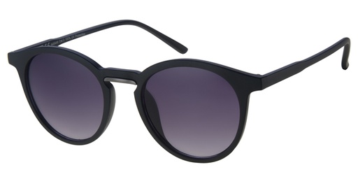 Mat sort solbrille med guld dekoration. sorte glas glas