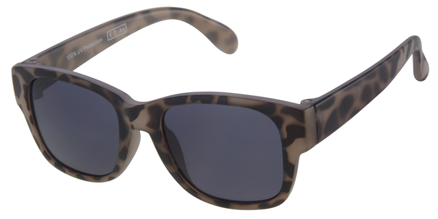 Childrens sunglass milky brown demi - black smoke lenses