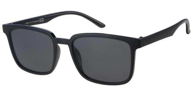 Sunglass black with black lenses