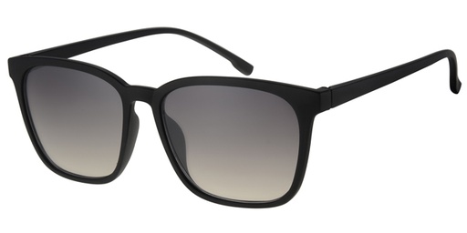 Sunglass matt black rbber touch with green gradient lenses