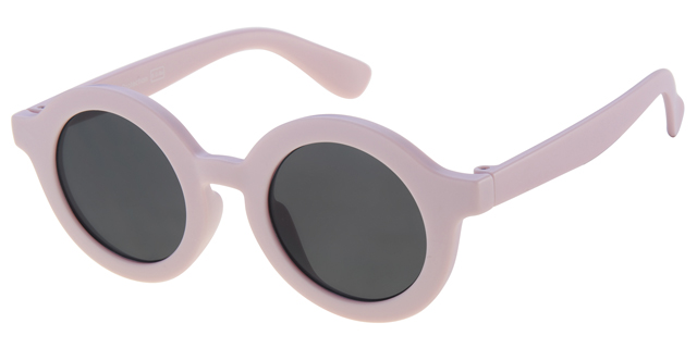 Childrens sunglass matt light pink with solid lenses