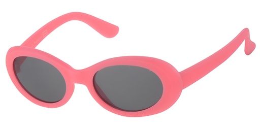 Childrens sunglass light red with solid smoke lenses