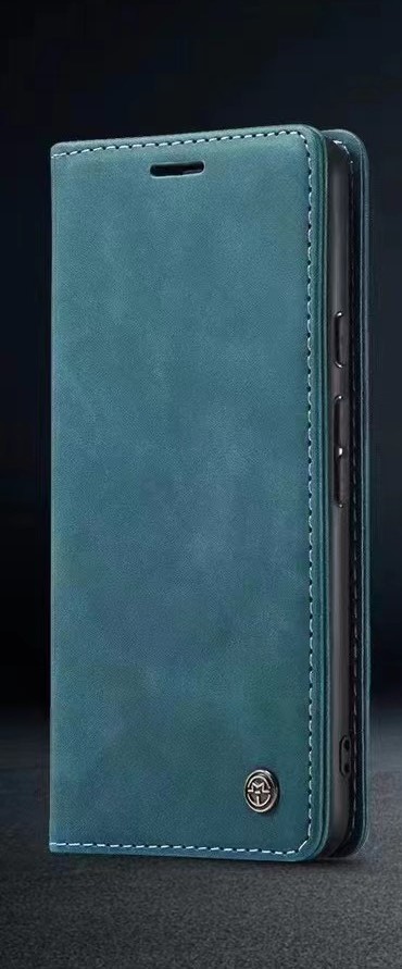 IPHONE 11 LÆDER FLIPCOVER VINTAGE MAT GRØN