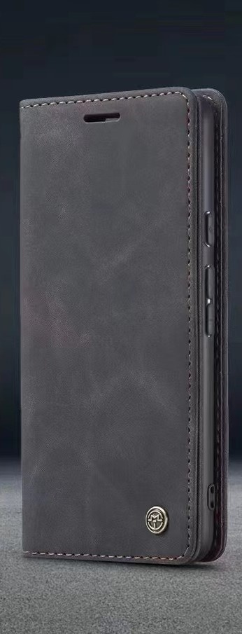IPHONE 11 PRO LÆDER FLIPCOVER VINTAGE MAT SORT