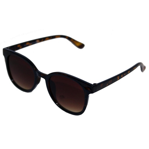 [404159-40412] Dame solbrille leopard med brune glas