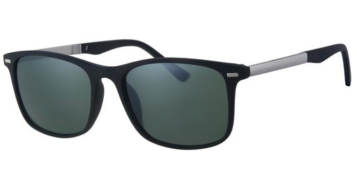 [404297-2151] Matte black rubber finish with gun rods and green glasses