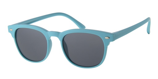 [505066-14016] Childrens sunglass mat light blue with silver decoration and smoke solid lenses