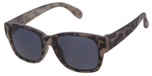 [505069-14018] Børne Solbrille mælkebrun leopard - sorte glas