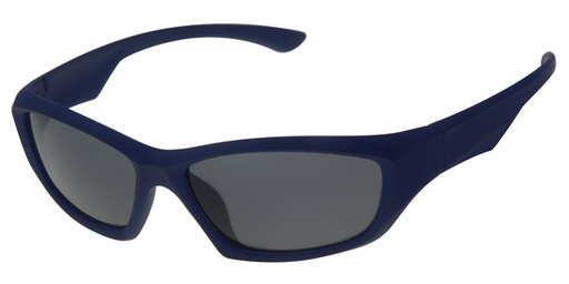 [505099-22008] Childrens sunglass navy blue sport with solid smoke lenses