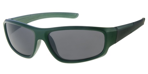 [505105-22010] Børne Solbrille grøn sportsbrille med sorte glas 