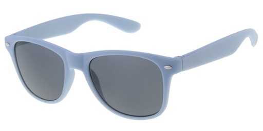 [505151-24024] Childrens sunglass light blue rubber touch with smoke solid lenses