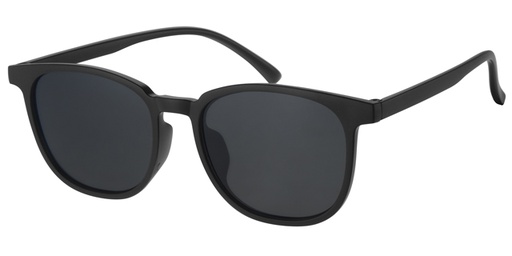 [404321-40434] Mat sort solbrille med sorte glas