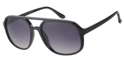 [404327-40422] Sunglass black with gradient smoke lenses