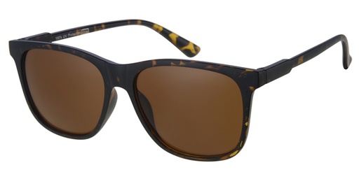 [404334-20236] Solbrille mat brun leopard med brune glas