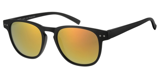 [404344-40429] suglass matt black with silver decoration and smoke solid lenses with red revo