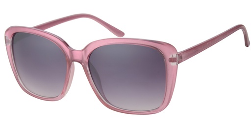 [404355-60769] Sunglass transparent outer pink perl inner with black gradient lenses