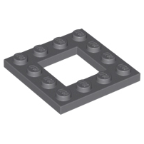 LEGO - Dark Bluish Gray Plate 4 x 4 with 2 x 2