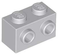 LEGO - Light Bluish Gray Brick 1 x 2