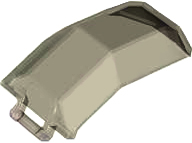 LEGO - Trans-Brown Windscreen 4 x 4 x 4 2/3