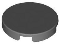 LEGO - Dark Bluish Gray Round Tile 2 x 2