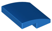 LEGO - Blue Curved Slope 2 x 2 x 2/3