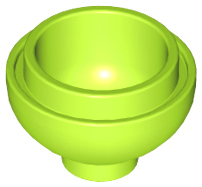 LEGO - Lime Round Brick 2 x 2 Dome Bottom
