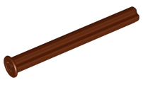 LEGO - Reddish Brown Technic Axle 5L with Stop