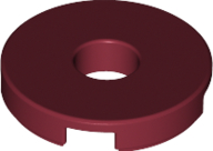 LEGO - Dark Red Round Tile 2 x 2 with Hole