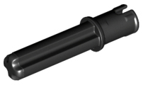 LEGO - Black Technic Axle 2L with Friction Pin