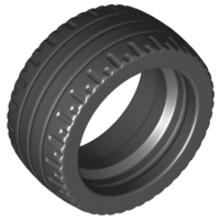 LEGO - Black Tire 24 x 12 Low