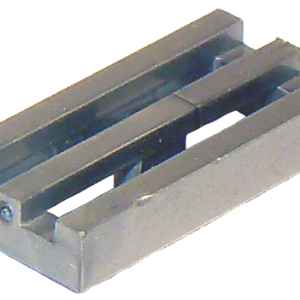 LEGO - Flat Silver Tile 1 x 2 Grille with Groove