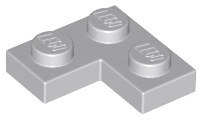 LEGO - Light Bluish Gray Plate 2 x 2 Corner