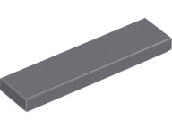 LEGO - Dark Bluish Gray Tile 1 x 4