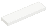 LEGO - White Tile 1 x 4