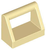 LEGO - Tan Tile 1 x 2 with Handle