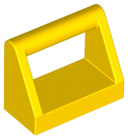 LEGO - Yellow Tile 1 x 2 with Handle