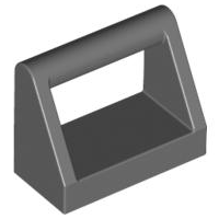 LEGO - Dark Bluish Gray Tile 1 x 2 with Handle