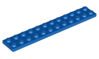 LEGO - Blue Plate 2 x 12