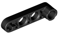 LEGO - Black Technic Liftarm 1 x 4