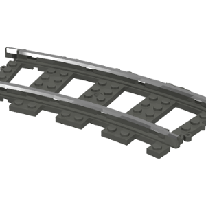 LEGO - Dark Gray Train Track 9V