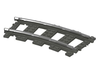 LEGO - Dark Gray Train Track 9V