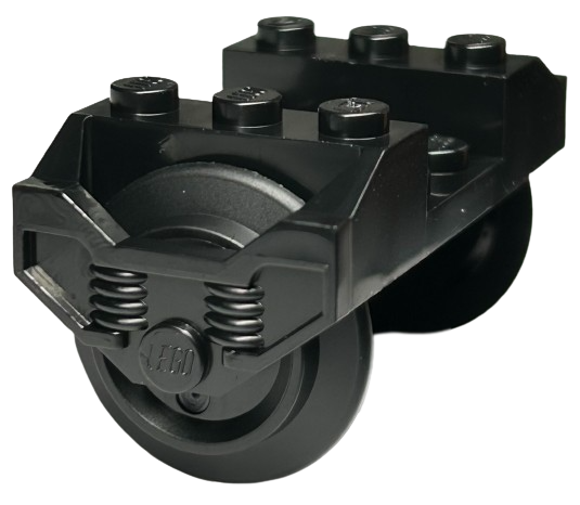 LEGO - Black Train Wheel RC Holder