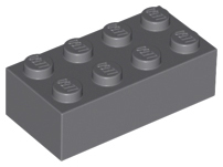 LEGO - Dark Bluish Gray Brick 2 x 4