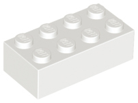 LEGO - White Brick 2 x 4