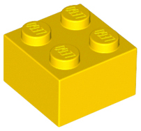 LEGO - Yellow Brick 2 x 2