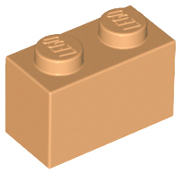 LEGO - Medium Nougat Brick 1 x 2