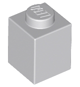 LEGO - Light Bluish Gray Brick 1 x 1